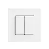 Commande pour interrupteur 2K/2T Edue Wiser blanc 