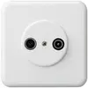 Presa di passaggio INC basico TV-R 14dB bianco 