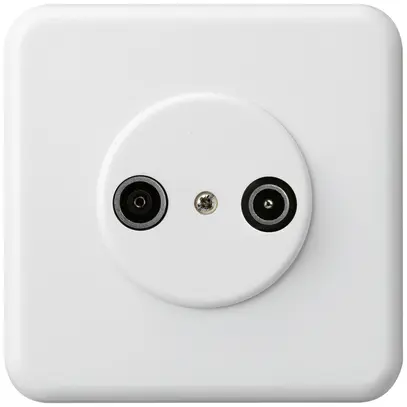 Prise de passage ENC basico TV-R 14dB blanc 