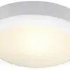 Plafoniera SLV BULAN, E14 60W vetro satinato tonda IP44 bianco 