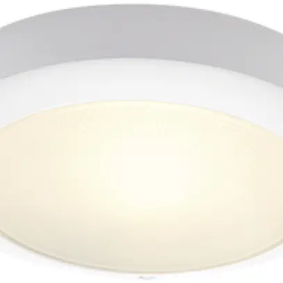Plafoniera SLV BULAN, E14 60W vetro satinato tonda IP44 bianco 