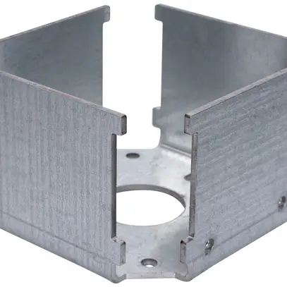 Plaque de montage DOTLUX WAY acier 115×115×75mm gris 