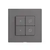 Commande pour interrupteur stores 1c scène/4t Edue Wiser gris foncé 