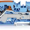 Borne de passage WAGO TopJob-S 16mm² 2L bleu série 2116 