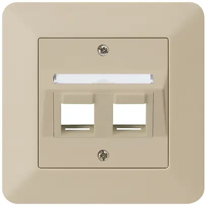 Kit de montage ENC kallysto.trend 2×Keystone beige 