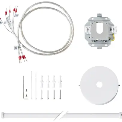 Kit di sospensione ESYLUX SVENJA POLE PENDULUM SET 1000, con tubo centrale 