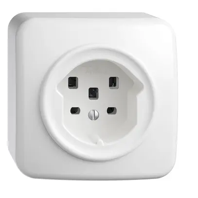 Presa AP STANDARDdue T25 bianco 