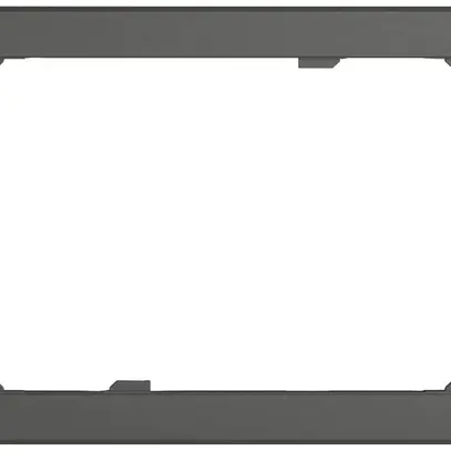 Piastra frontale EDIZIO.liv SNAPFIX® per KNX-Panel 7" 120×180 mm grs 