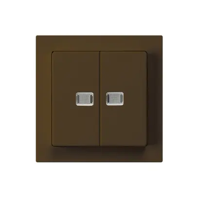 Kit frontal kallysto brun avec 2 lentilles 60×60mm 