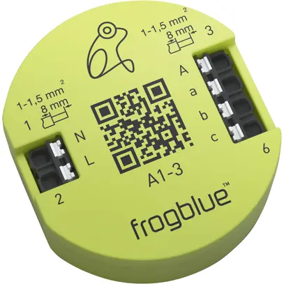 Actionneur-commutateur RF INC frogblue frogAct1-3, 1-canal 230V 400W, 3 entrées 