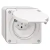 Prise FI NAP NEVO, 30mA, type 13, a.shutter, a.bornes de raccordement, blanc 