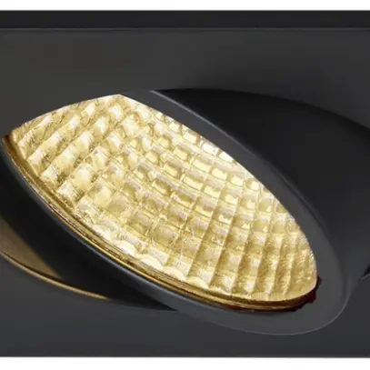 Plafoniera LED INS SLV NEW TRIA 68 SQUARE 5.3W 300lm 2700K 68mmØINS nero 