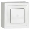 Interrupteur lumineux AP SIDUS A 3/c blanc brillant 