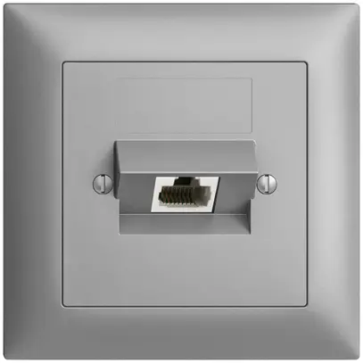 Presa INC 1×RJ45/u 4P ITplus EDIZIOdue silver 