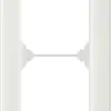 UP-Kopfzeile EDIZIO.liv prestige SNAPFIX® 2×1 154×94mm glas weiss 