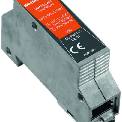 Scaricatore di sovratensione MSR Weidmüller VDATA CAT6 binär 4 sign.48V 1A C2/D1 