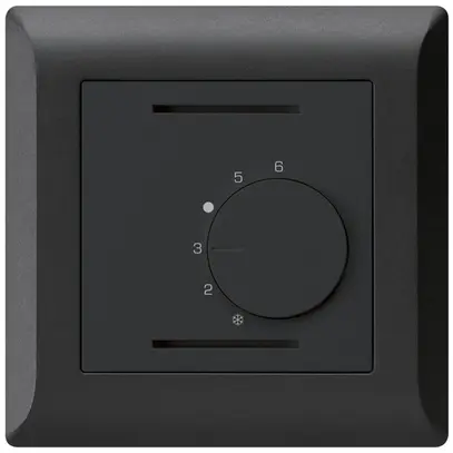 Termostato ambiente INC kallysto.line nero 24V 