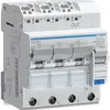 Disgiuntore differenziale Hager RCBO QC 3P+N 400V car.B 16A 0.03A tipo A 6kA 4UM 