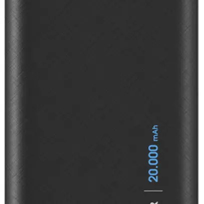 Batterie externe XLayer Solid 20000mAh 2×USB-A ≤2.1A 137×68×28mm 343g noir 