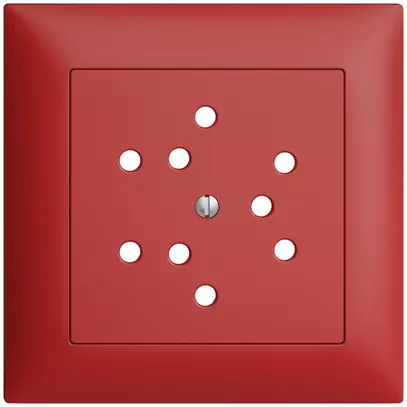 Frontset EDIZIOdue berry 88×88mm 3×T12 