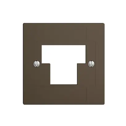 Frontplatte 1×TT,2×RJ45 coffee ITplus ITM EDIZIOdue 