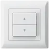 Interrupteur pour stores ENC kallysto.line 2 touches blanc bornes enfichables 