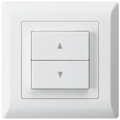 Interruttore per tapparelle INC kallysto.line con 2 tasti di comando bianco 