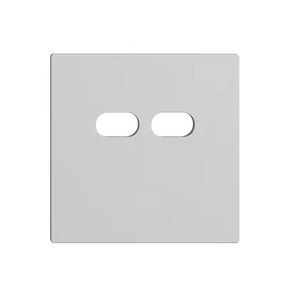 Kit de montage Feller EDIZIOdue pour prise USB 18W 2×type C gris clair 