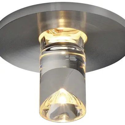 Plafonnier LED INC SLV LIGHTPOINT 350mA 1W 100lm 3000K 34mmØINC chrome/verre 