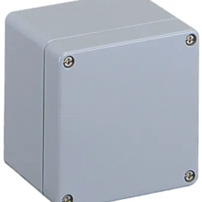 Scatola ELS AL 1010-8 vuota, IP66, 100×100×80mm, alluminio 