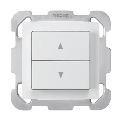 Pulsante per tapparelle INC kallysto con 2 tasti di comando bianco 