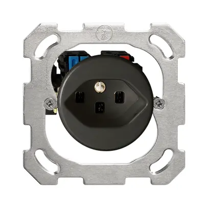 Presa INC FH T23 16A nero con morsetti innest. 