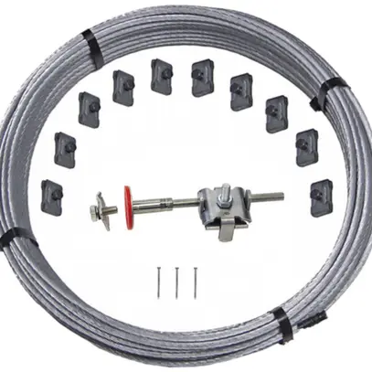 Fundamenterdungsset Flury FE82 Stahlseil verzinkt 75mm², L=50m 