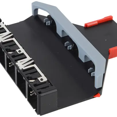 Cassette pour panneau Netscale 48, 6× logement "spécial", blindé, noir 