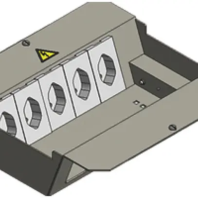Kit de montage BAK SB 2×5 FLF verticale blanc 