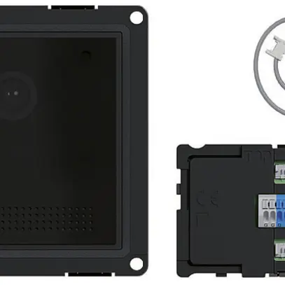 Module caméra Hager technique de réseau 24VDC noir 