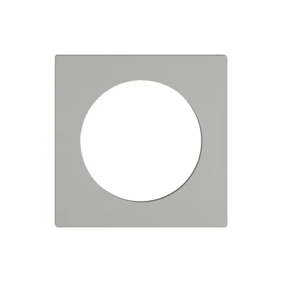 Kit de recouvrement EDIZIO.liv SNAPFIX® thermostat 60×60×7mm gris clair IP20 