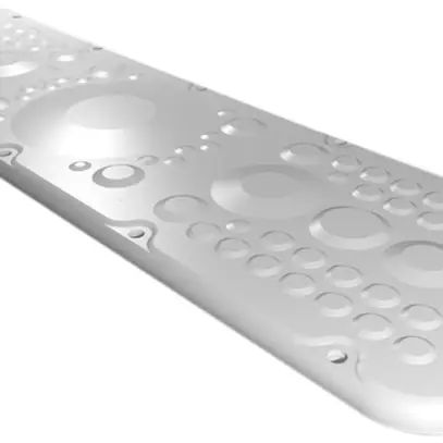 Plaque passe-câbles Rittal AX, avec membranes, 534×149mm, matière synthétique 