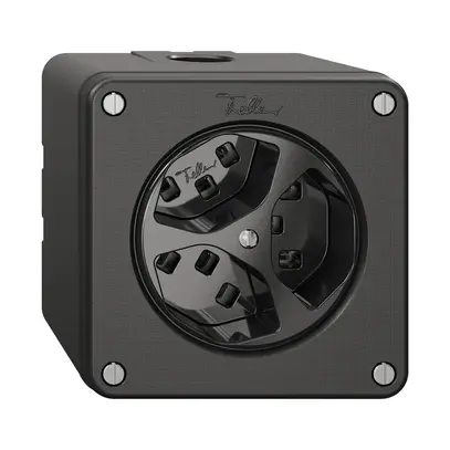 Presa NAPU NEVO, 3×T23, nero 