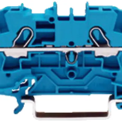 Morsetto di passaggio WAGO Top Job-S 4mm² 4L blu serie 2004 