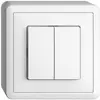 Interrupteur AP EDIZIOdue 1/3+3/1P blanc 