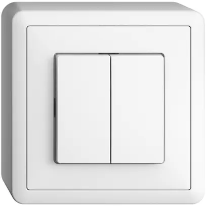 Interrupteur AP EDIZIOdue 1/3+3/1P blanc 
