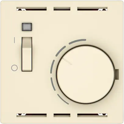 Termostato ambiente EDIZIO.liv SNAPFIX® con interruttore 230VAC 50Hz cr 