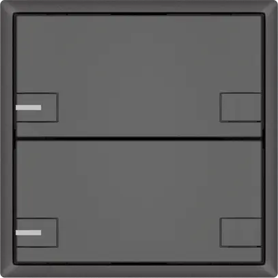 Pulsante universale EDIZIO.liv UNI SNAPFIX® c.LED RGB 2× com.2T grs 