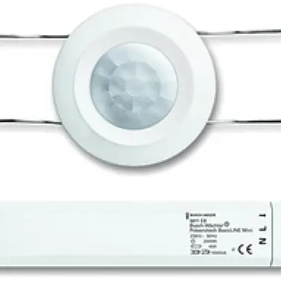 Détecteur de présence INC BasicLINE mini ABB, 360°, blanc 