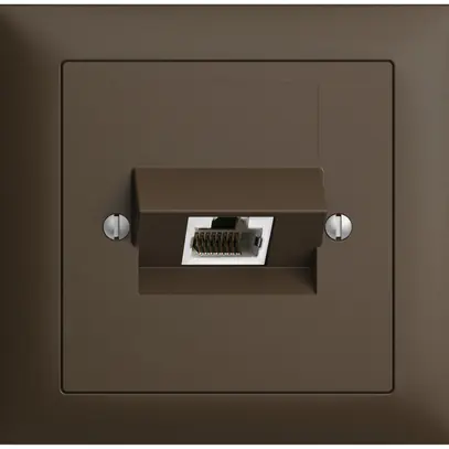 Presa INS 1×RJ45/s 4P ITplus EDIZIOdue coffee 