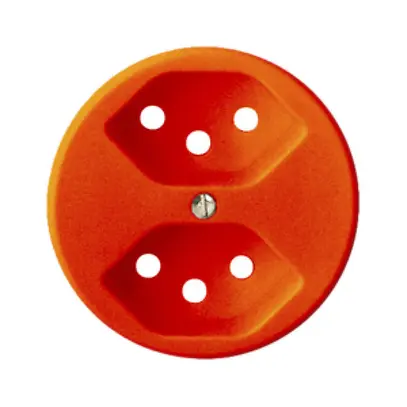 Kit frontal FH pour prise 2×T13 orange 