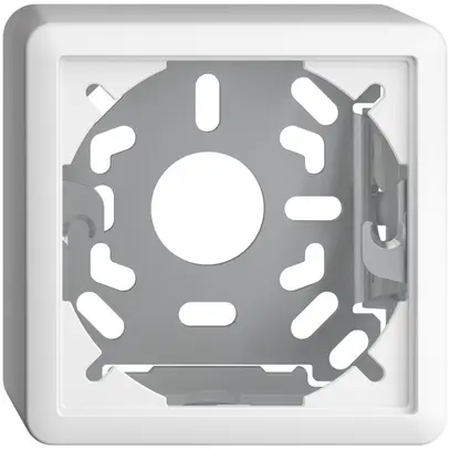 Capot avec plaque de base 39mm EDIZIOdue blanc 