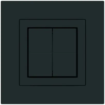 Poussoir sans fil Friends of Hue KPR, 4×, 94×94mm, autocollant, noir 