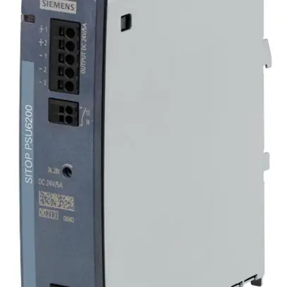 Alimentation Siemens SITOP, IN: 120…230VAC (120…240VDC), OUT: 24VDC/5A 